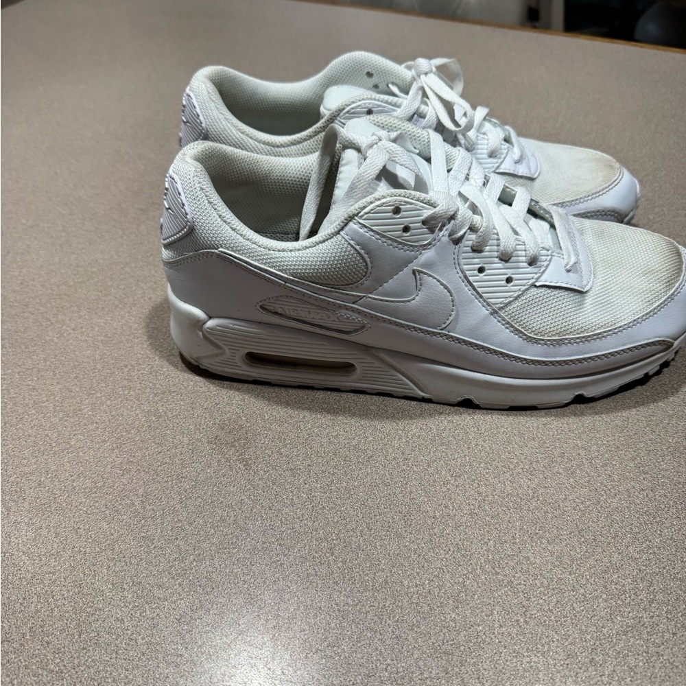 Nike Air Max White Athletic Shoes